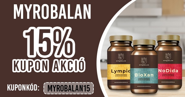 -15% kupon kedvezmény Myrobalan termékekre -15% kupon kedvezmény Myrobalan termékekre