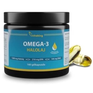 Vitaking Omega-3 Halolaj 1200mg lágyzselatin kapszula - 160db 7 Vitaking Omega-3 Halolaj 1200mg lágyzselatin kapszula - 160db - Image 4