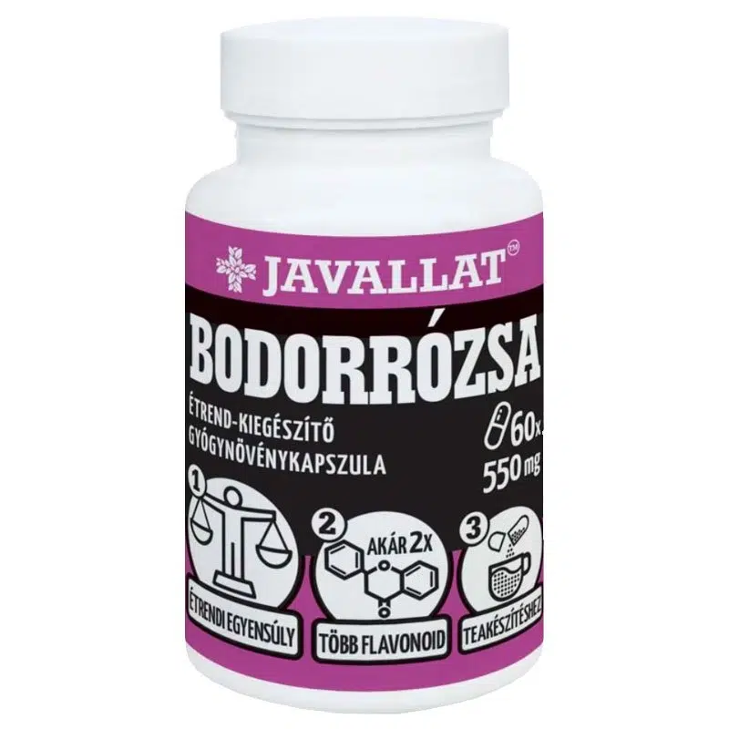 Javallat Bodorrózsa kapszula - 60db 1 Javallat Bodorrózsa