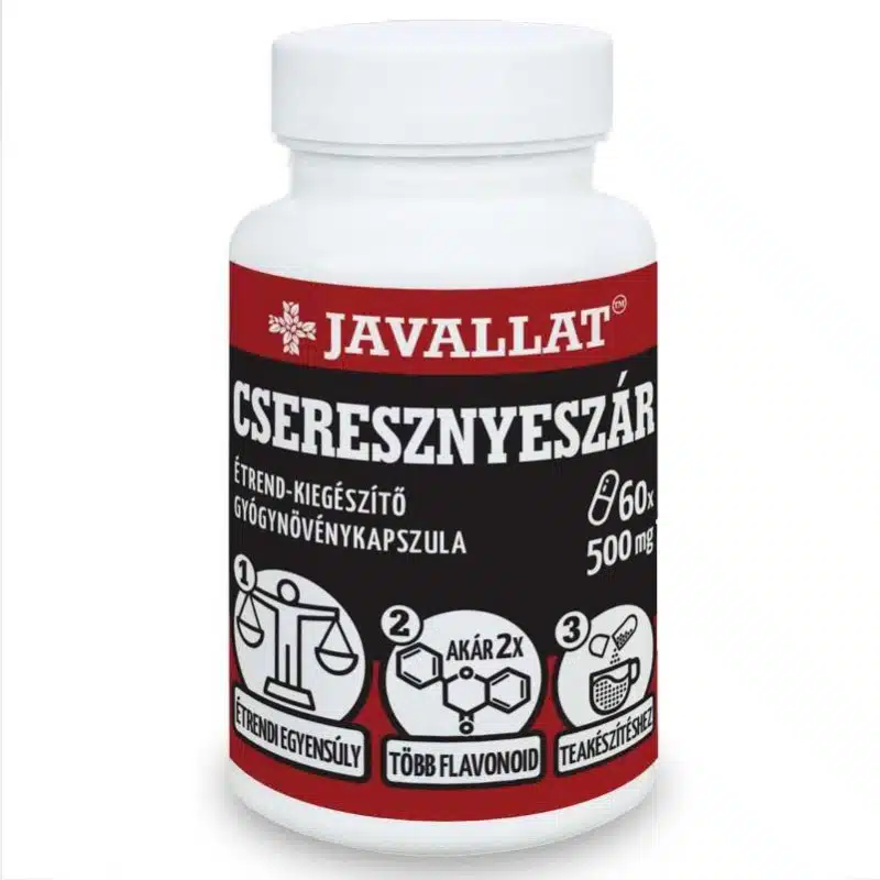 Javallat Cseresznyeszár kapszula - 60db 1 Javallat Cseresznyeszár