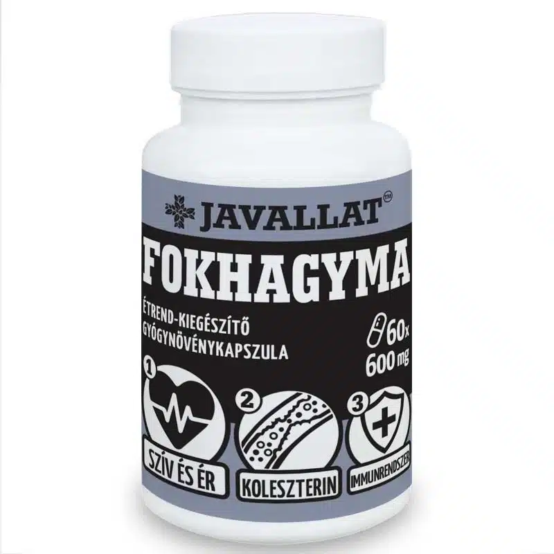Javallat Fokhagyma kapszula - 60db 1 Javallat Fokhagyma