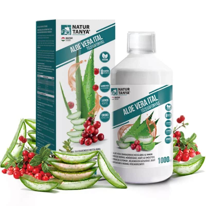 Natur Tanya Aloe Vera tőzegáfonyás ital - 1000ml 1 Natur Tanya Aloe Vera tőzegáfonyás ital - 1000ml