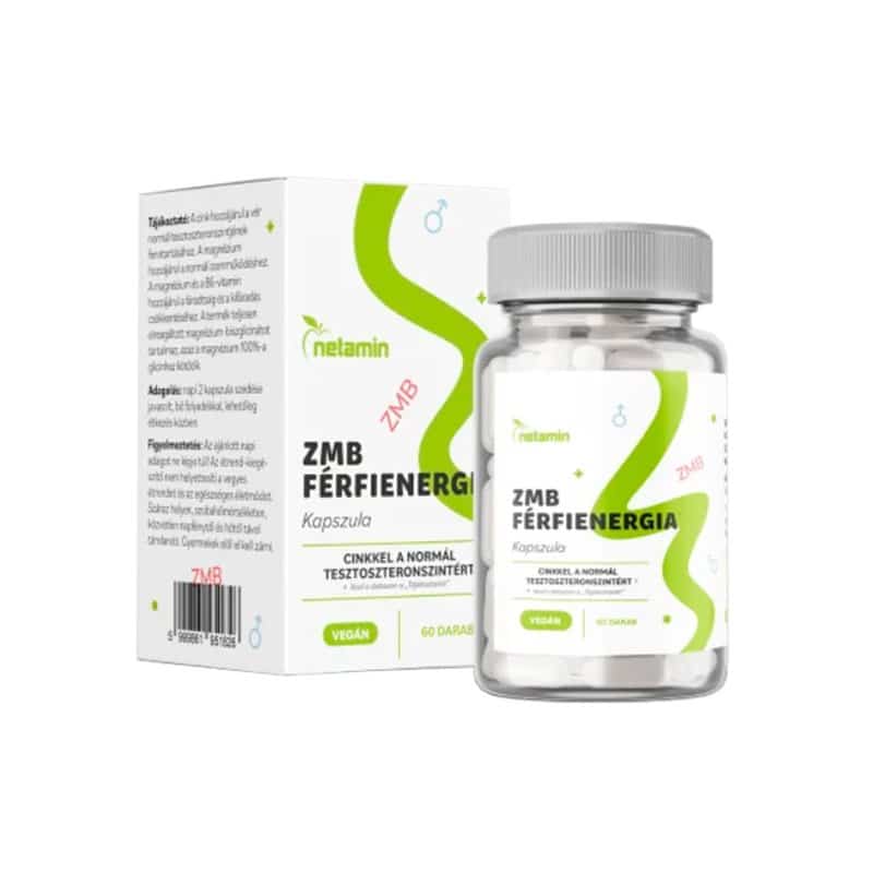 Netamin ZMB Férfienergia kapszula - 60db 1 Netamin ZMB Férfienergia