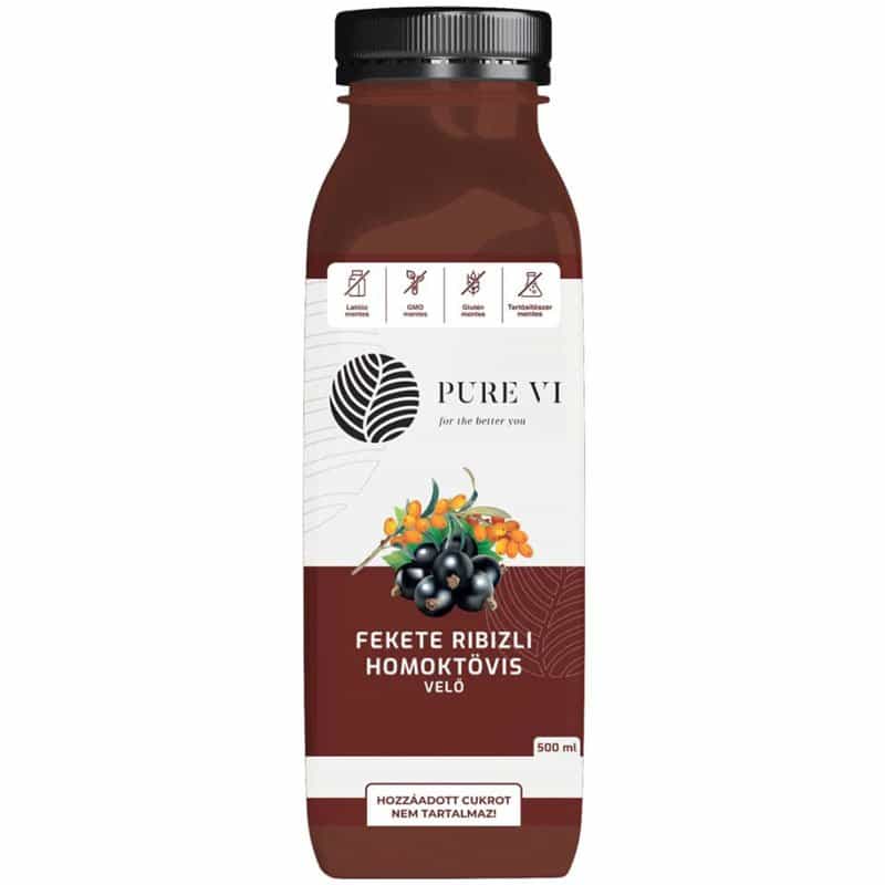 Pure Vi Fekete ribizli, homoktövisvelő - 500ml 1 Pure Vi Fekete ribizli, homoktövisvelő - 500ml