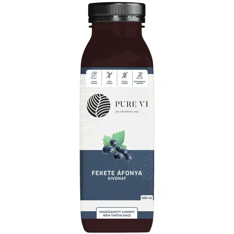 Pure Vi Feketeáfonya-kivonat - 500ml 1 Pure Vi Feketeáfonya-kivonat - 500ml