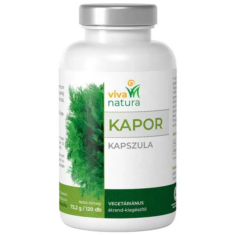 Viva Natura Kapor kapszula - 120db 1 Viva Natura Kapor