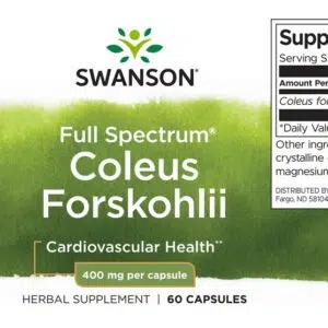 Swanson Forskolin kapszula - 60db 3 Swanson Forskolin kapszula - 60db - Image 2