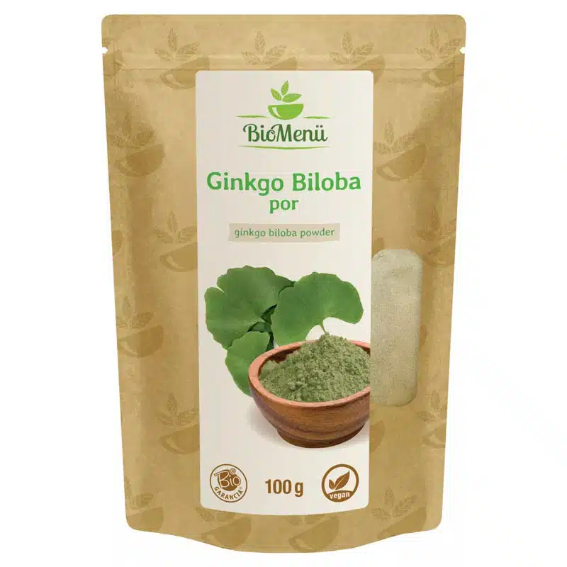Biomenü Bio Ginkgo Biloba por - 100g 1 Biomenü bio GINKGO BILOBA
