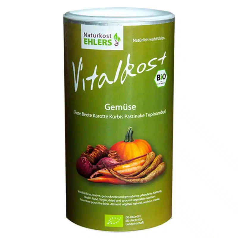 Ehlers Vitalkost Gyökérzöldségek natív élelmiszer - 375g 1 Ehlers Vitalkost Gyökérzöldségek