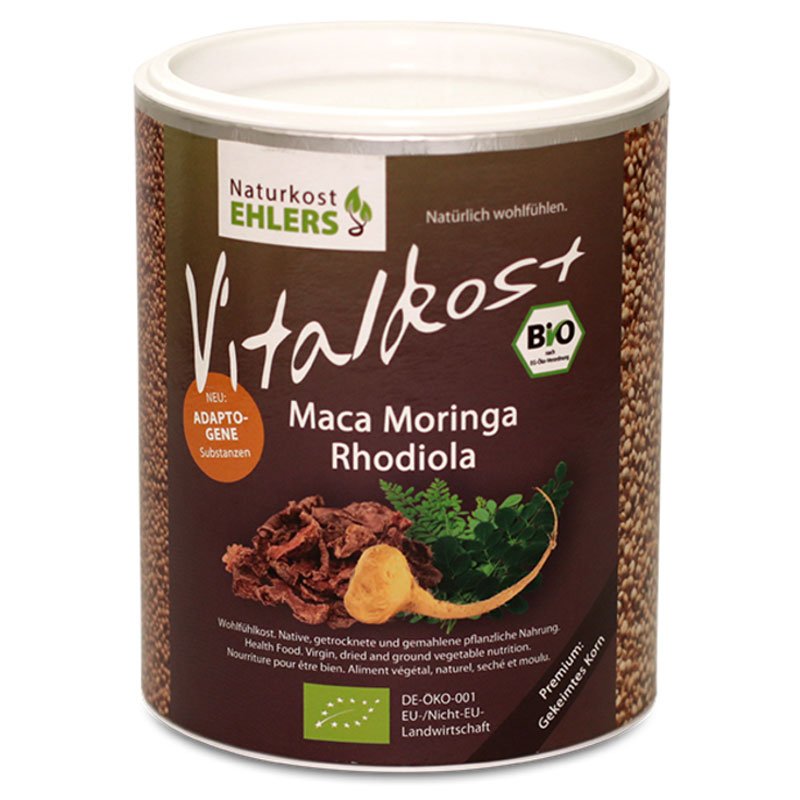 Ehlers Vitalkost Maca Moringa Rhodiola natív élelmiszer - 250g 1 Ehlers Vitalkost Maca Moringa Rhodiola