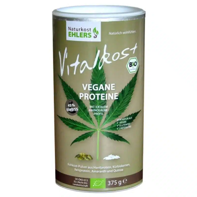 Ehlers Vitalkost Vegán fehérje - 375g 1 Ehlers Vitalkost Vegán fehérje