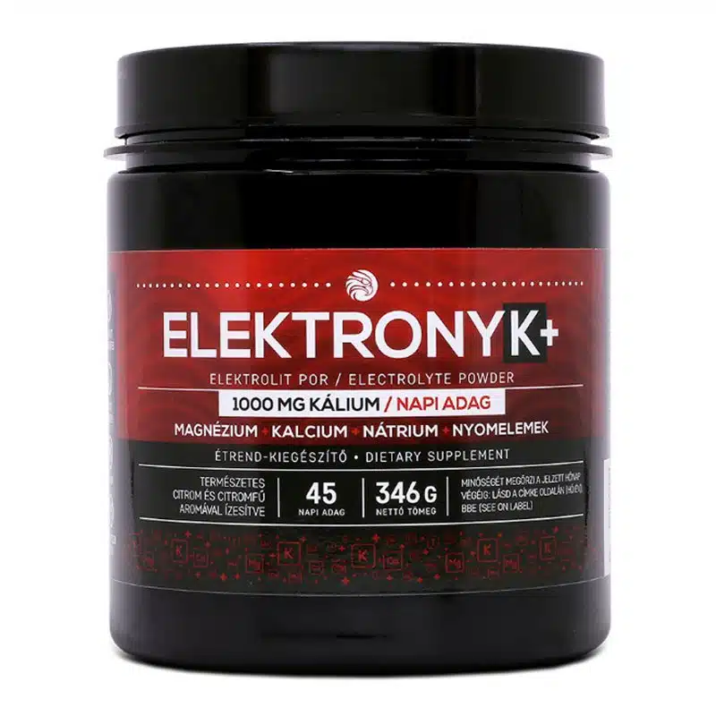Mannavita ElektronyK+ édes ízű italpor 1000mg Kálium / napi adag - 346g 1 édes ízű italpor 1000mg Kálium