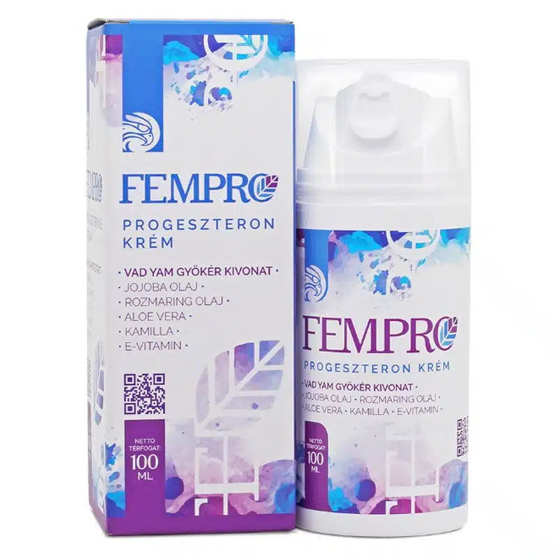 Mannavita FemPRO Progeszteron krém - 100ml 1 Mannavita FemPRO