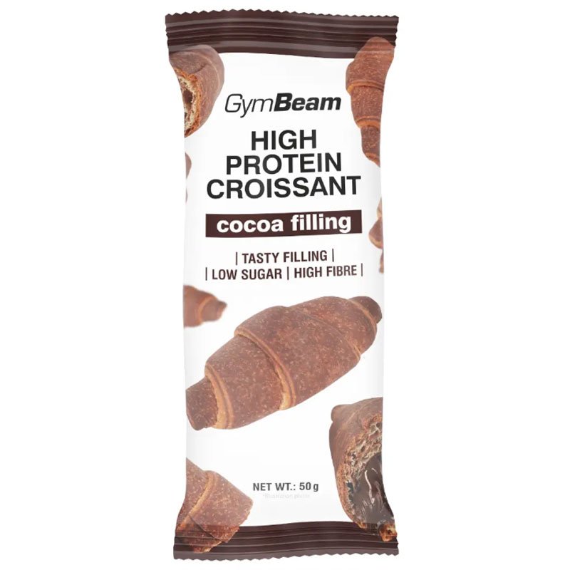 GymBeam Fehérjés Croissant kakaós töltelékkel - 50g 1 GymBeam Fehérjés Croissant