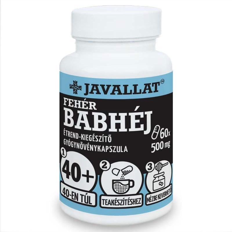 Javallat Fehér babhéj kapszula - 60db 1 Javallat Fehér babhéj