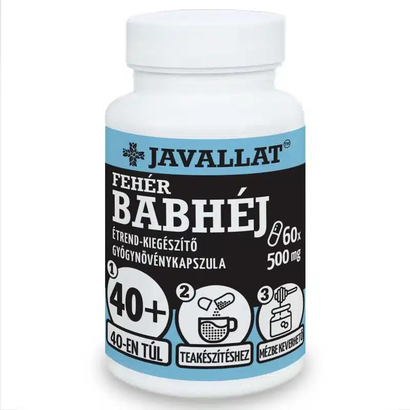 Javallat Fehér babhéj kapszula - 60db 1 Javallat Fehér babhéj