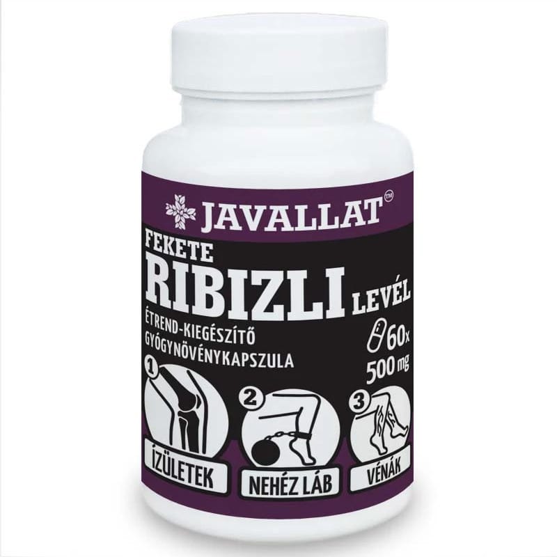Javallat Fekete ribizli levél kapszula - 60db 1 Javallat Fekete ribizli levél