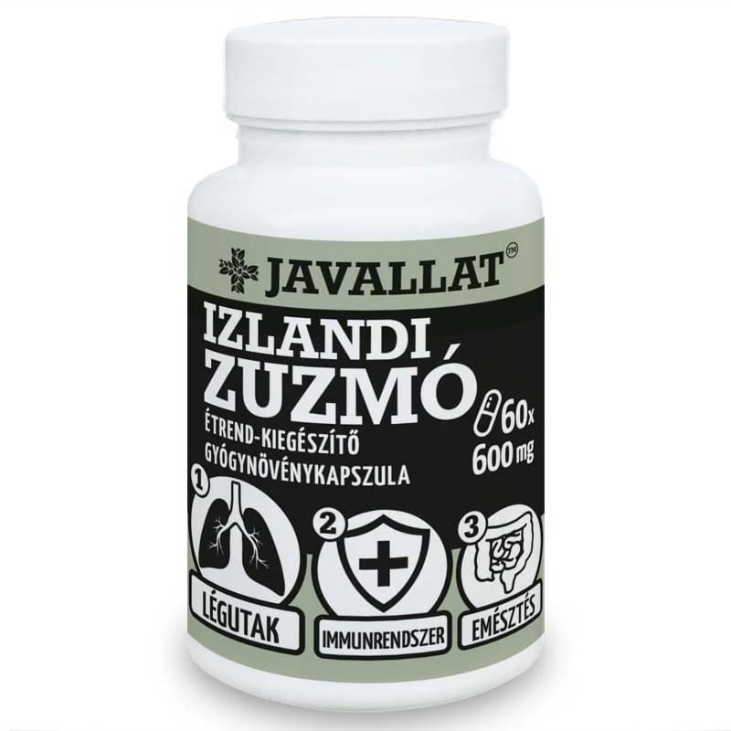 Javallat Izlandi zuzmó kapszula - 60db 1 Javallat Izlandi zuzmó