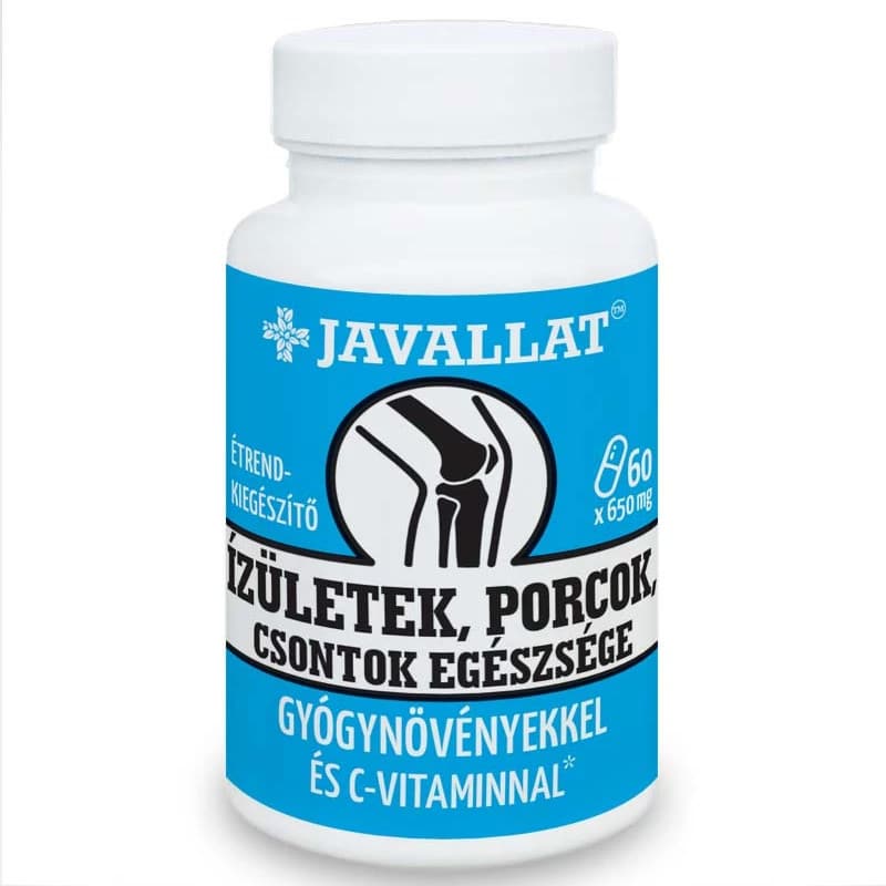 Javallat ízületek, porcok kapszula - 60db 1 Javallat ízületek
