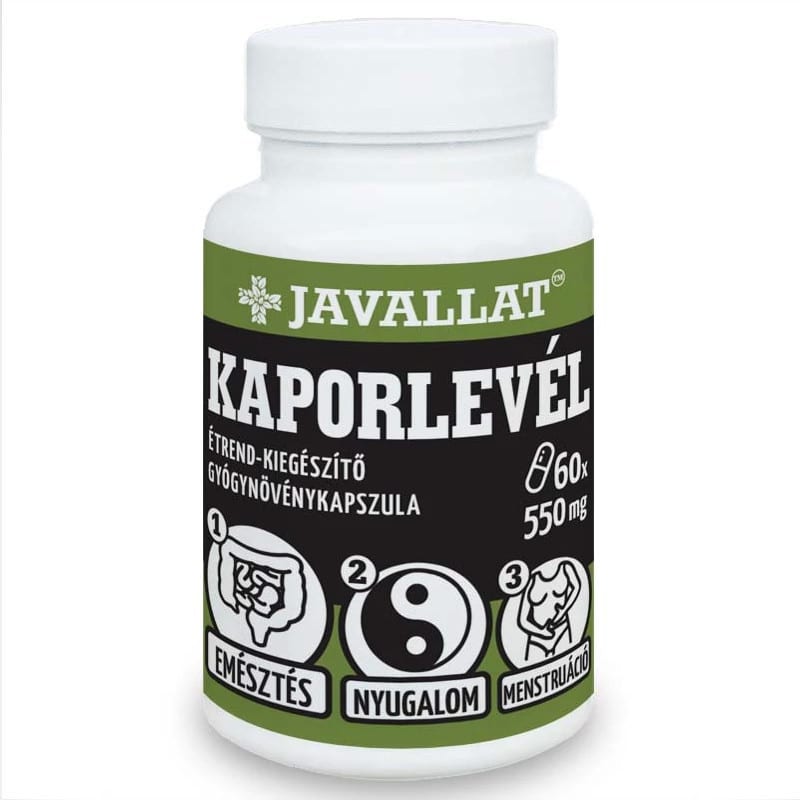 Javallat Kaporlevél kapszula - 60db 1 Javallat Kaporlevél