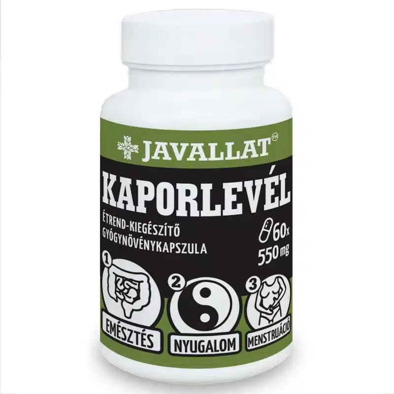 Javallat Kaporlevél kapszula - 60db 1 Javallat Kaporlevél