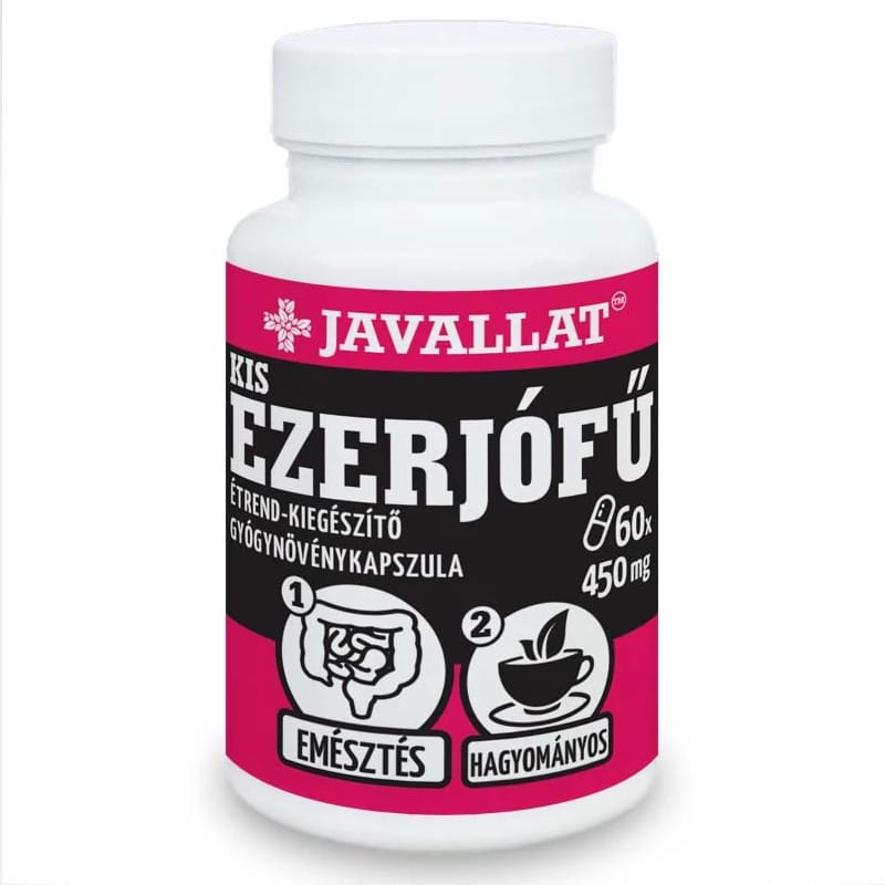 Javallat Kis ezerjófű kapszula - 60db 1 Javallat Kis ezerjófű