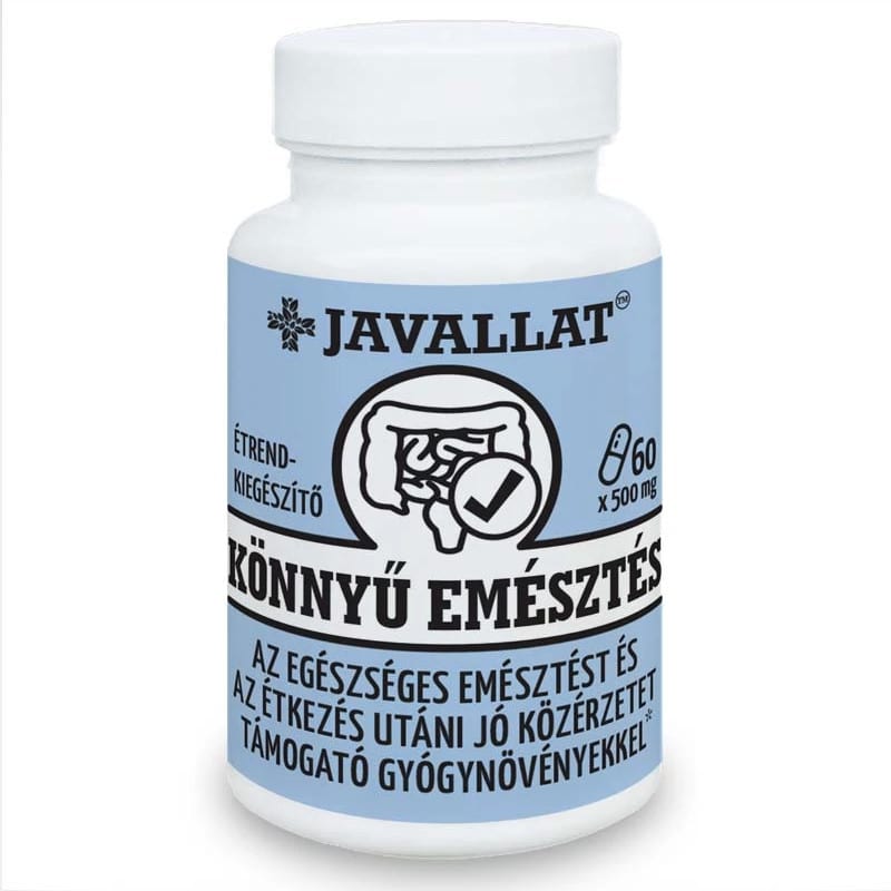 Javallat Könnyű emésztés kapszula - 60db 1 Javallat Könnyű emésztés