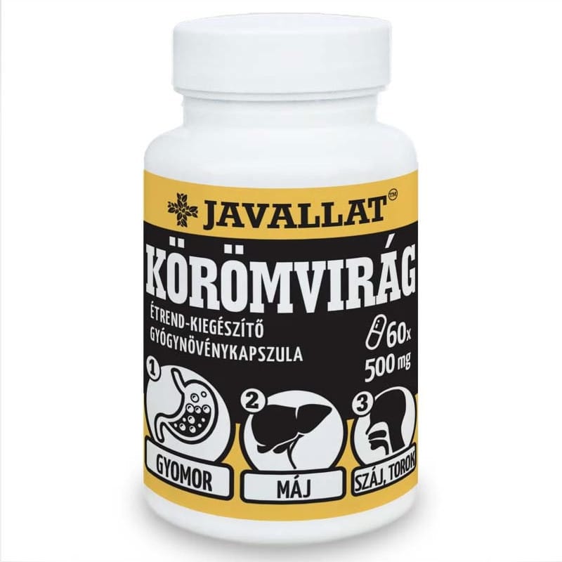 Javallat Körömvirág kapszula - 60db 1 Javallat Körömvirág
