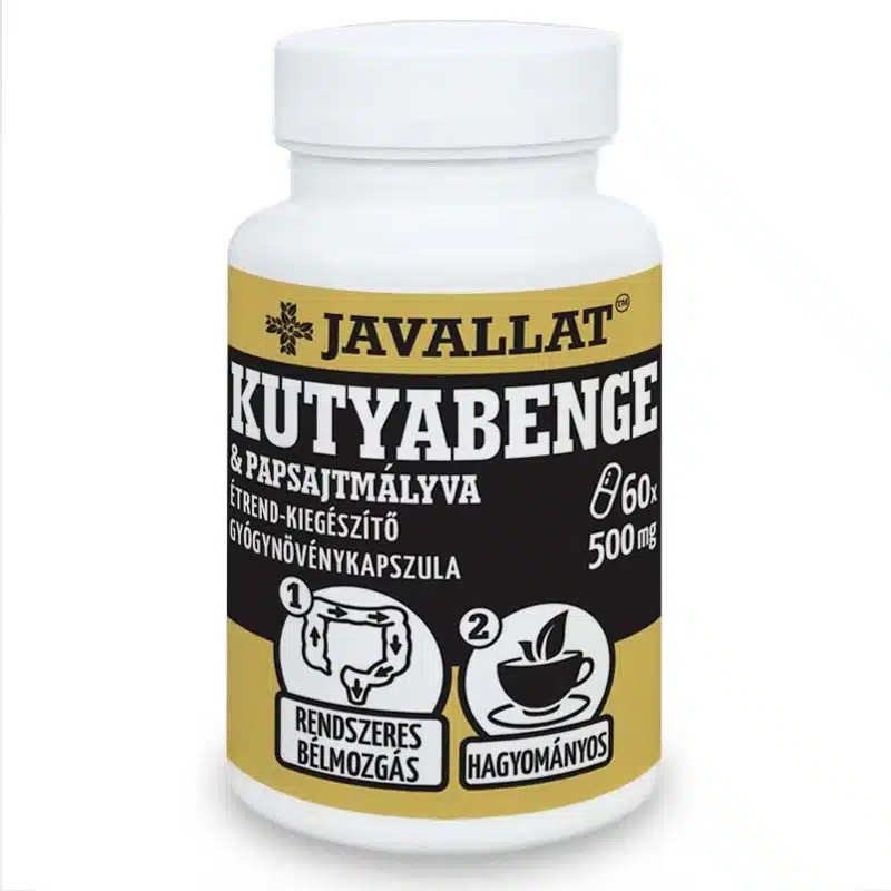 Javallat Kutyabenge és papsajtmályva kapszula - 60db 1 Javallat Kutyabenge és papsajtmályva