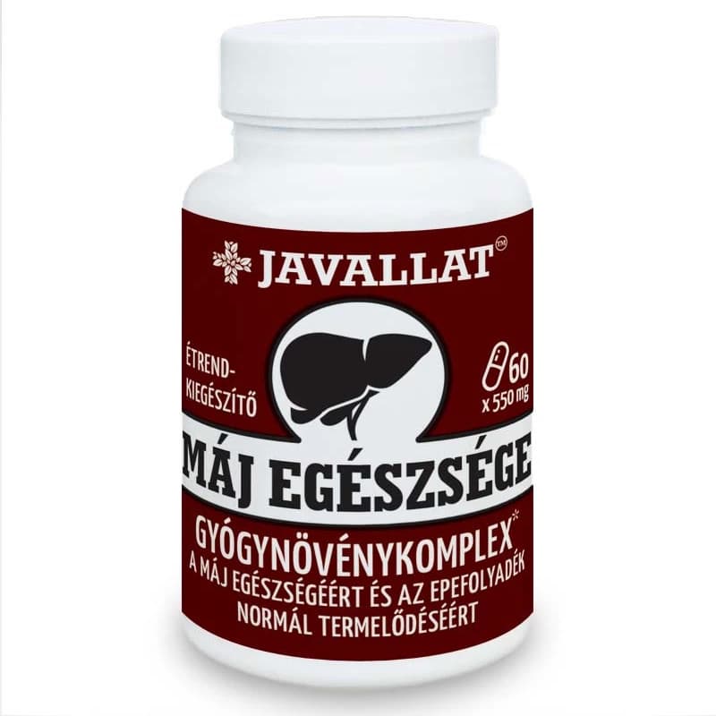 Javallat Máj egészsége kapszula - 60db 1 Javallat Máj egészsége
