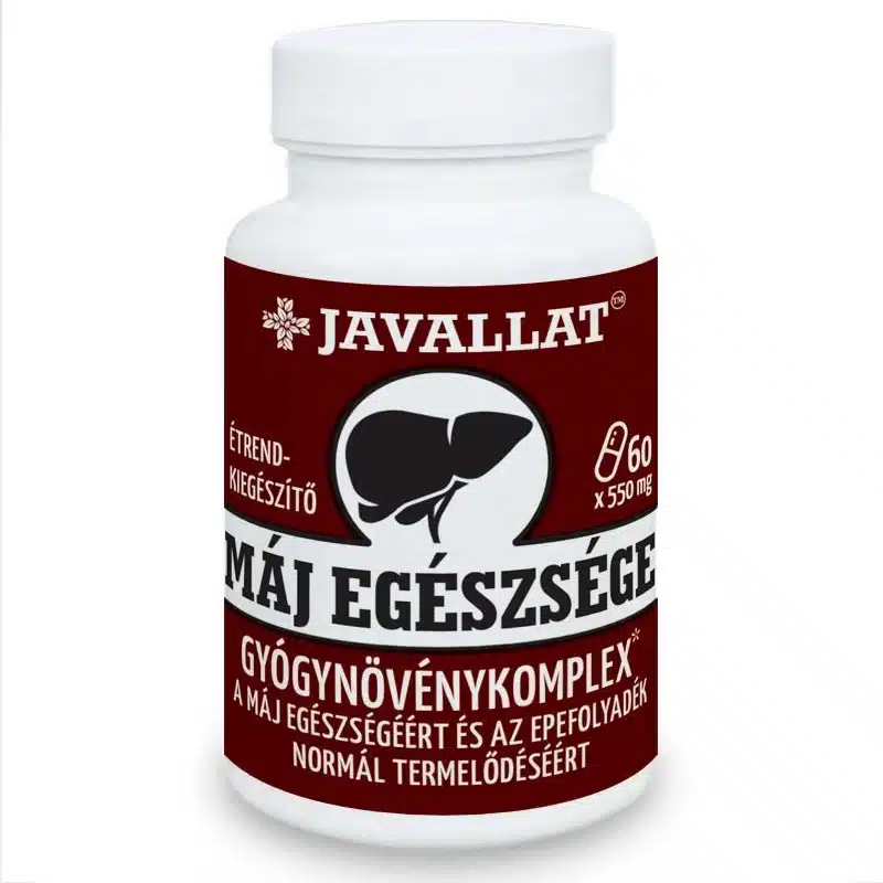 Javallat Máj egészsége kapszula - 60db 1 Javallat Máj egészsége