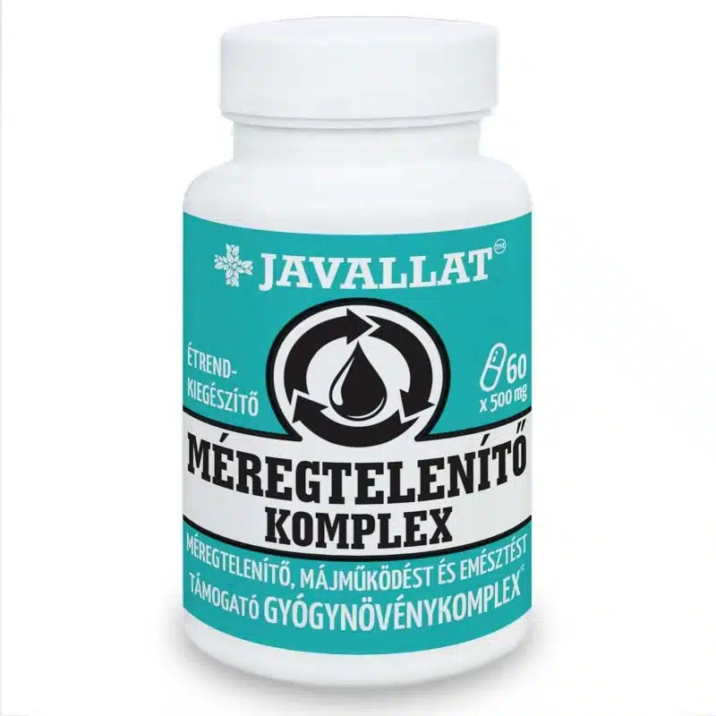 Javallat Méregtelenítő komplex kapszula - 60db 1 Javallat Méregtelenítő komplex
