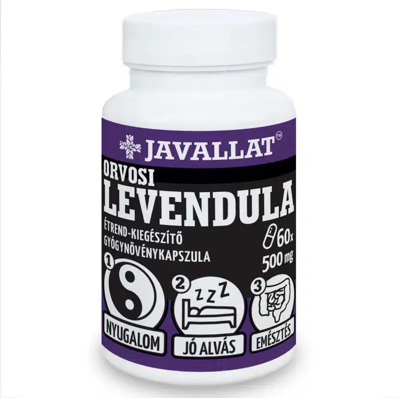 Javallat Orvosi levendula kapszula - 60db 1 Javallat Orvosi levendula