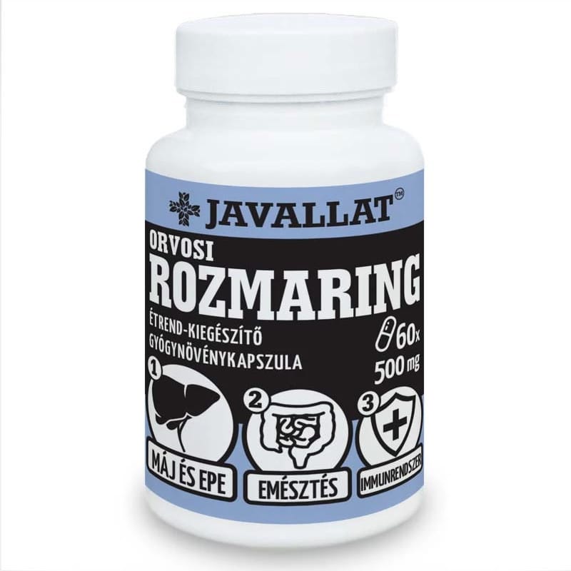 Javallat Orvosi rozmaring kapszula - 60db 1 Javallat Orvosi rozmaring