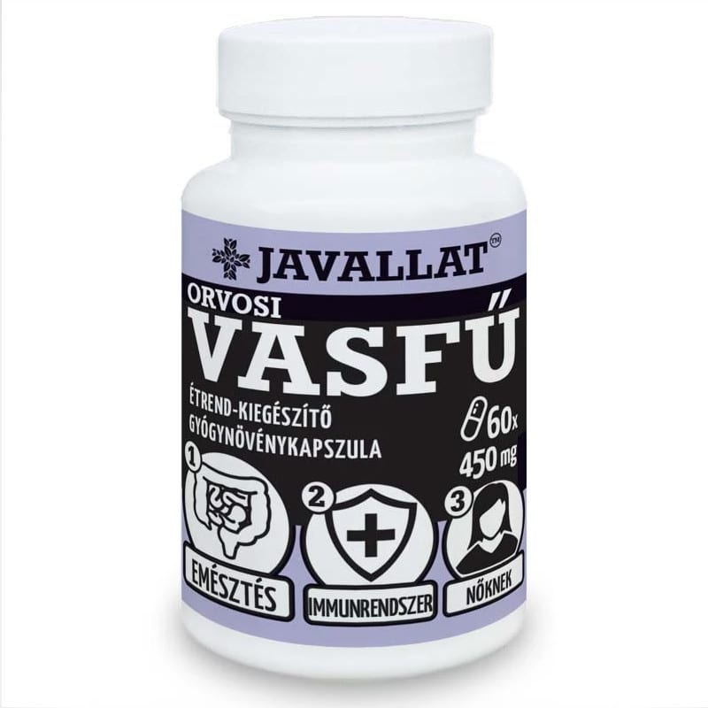 Javallat Orvosi vasfű kapszula - 60db 1 Javallat Orvosi vasfű