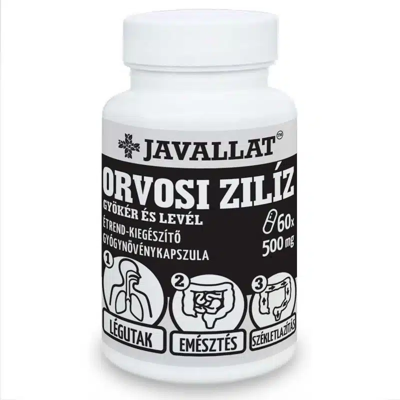 Javallat Orvosi zilíz gyökér és levél kapszula - 60db 1 Javallat Orvosi zilíz