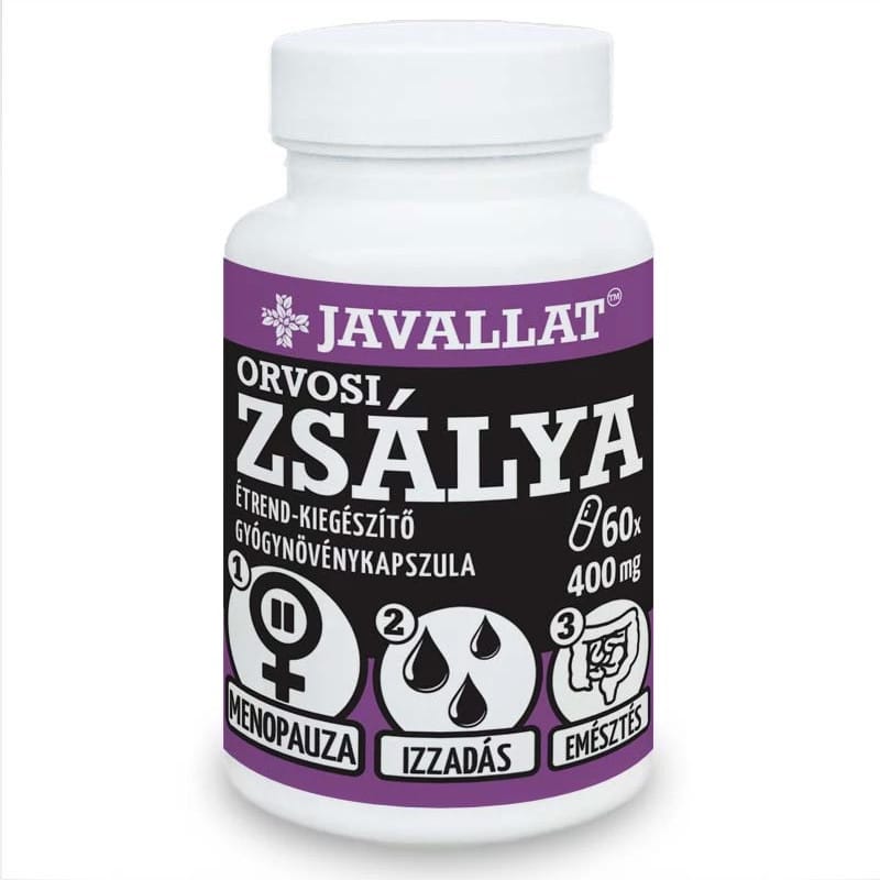 Javallat Orvosi zsálya kapszula - 60db 1 Javallat Orvosi zsálya