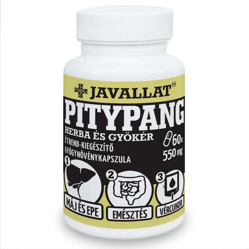 Javallat Pitypang herba és gyökér kapszula - 60db 1 Javallat Pitypang herba és gyökér