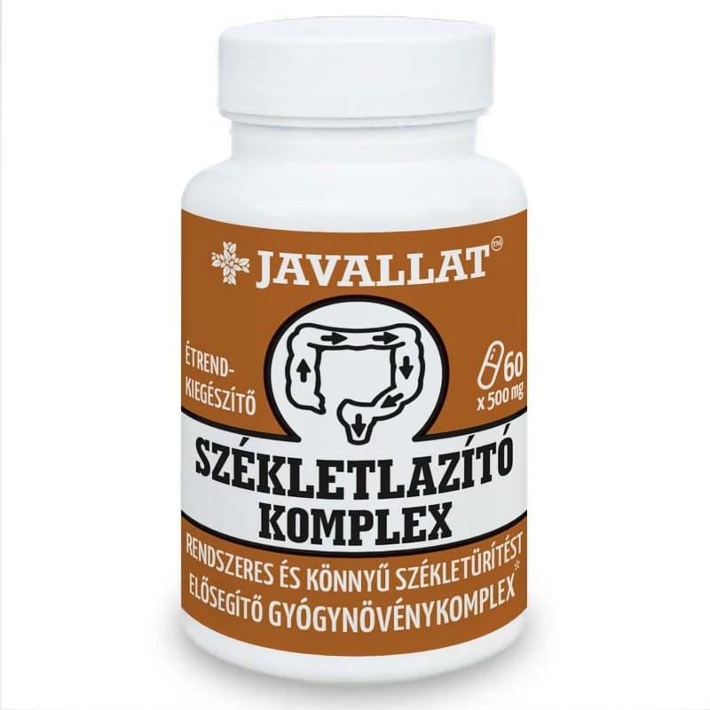 Javallat Székletlazító komplex kapszula - 60db 1 Javallat Székletlazító komplex