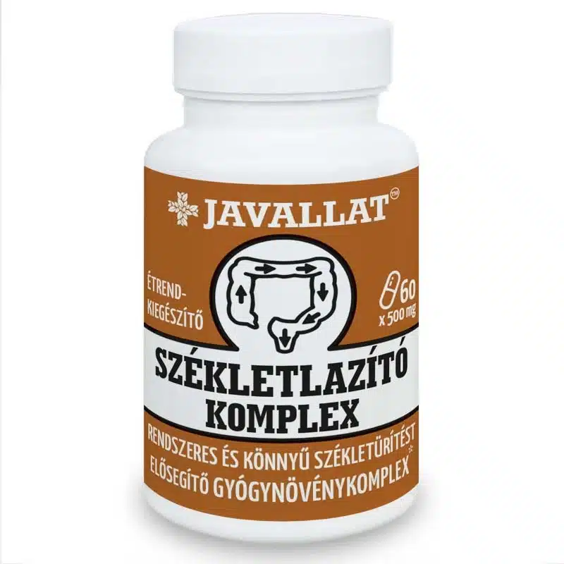Javallat Székletlazító komplex kapszula - 60db 1 Javallat Székletlazító komplex