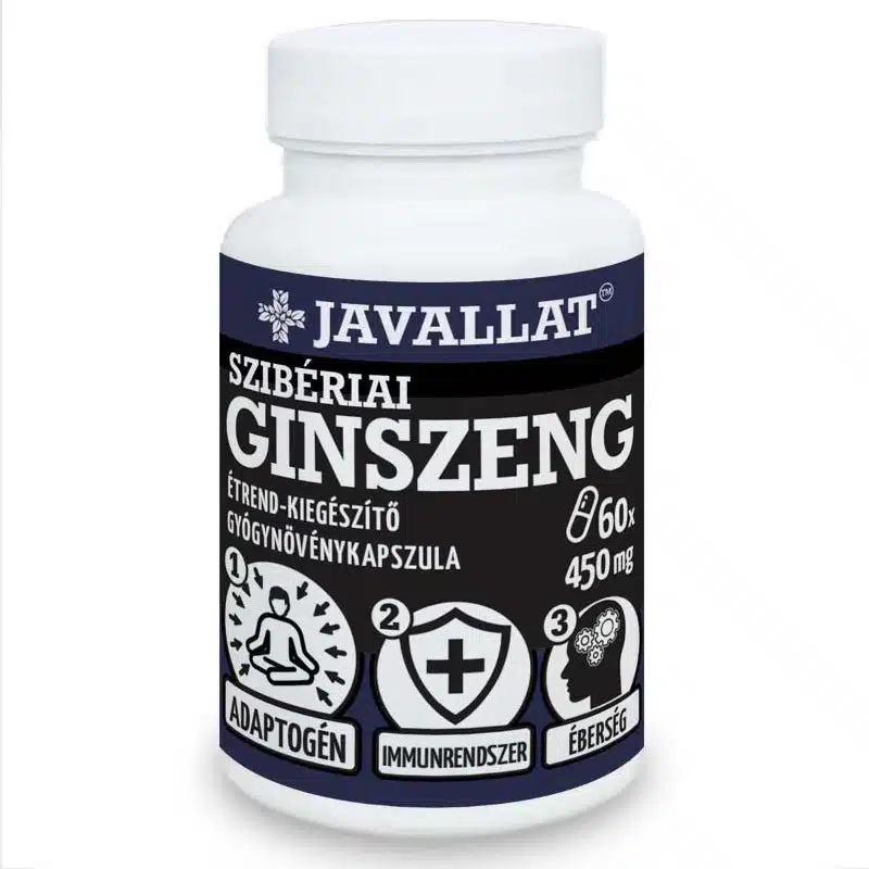 Javallat Szibériai ginszeng kapszula - 60db 1 Javallat Szibériai ginszeng