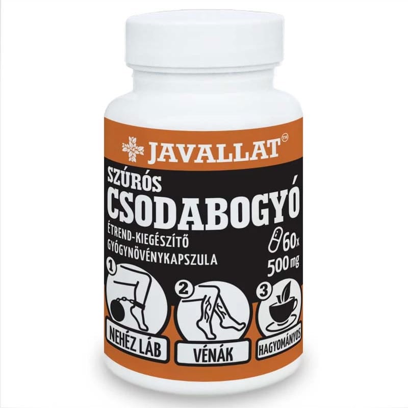 Javallat Szúrós csodabogyó kapszula - 60db 1 Javallat Szúrós csodabogyó