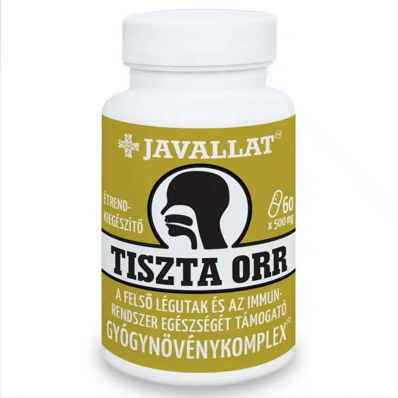 Javallat Tiszta orr kapszula - 60db 1 Javallat Tiszta orr