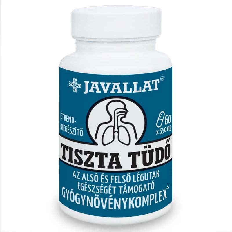 Javallat Tiszta Tüdő kapszula - 60db 1 Javallat Tiszta Tüdő