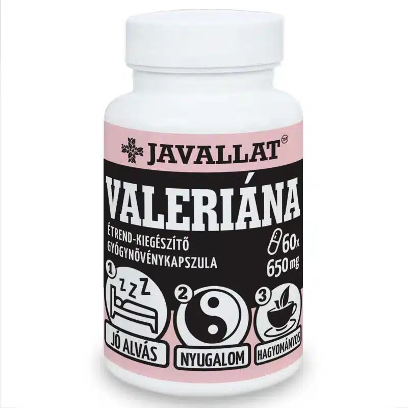 Javallat Valeriána kapszula - 60db 1 Javallat Valeriána