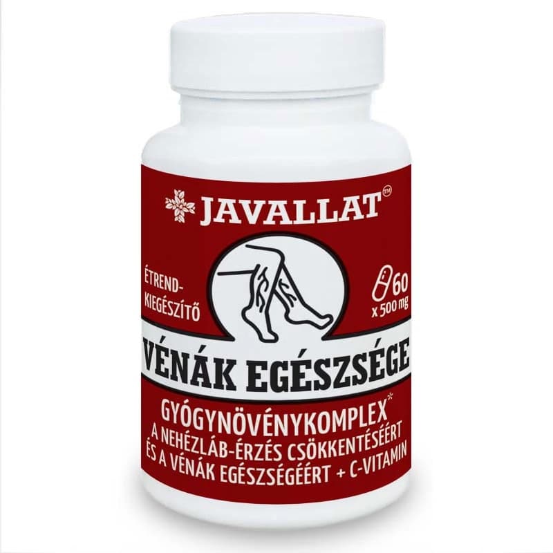 Javallat vénák egészsége kapszula - 60db 1 Javallat vénák egészsége