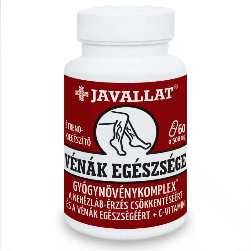 Javallat vénák egészsége kapszula - 60db 1 Javallat vénák egészsége