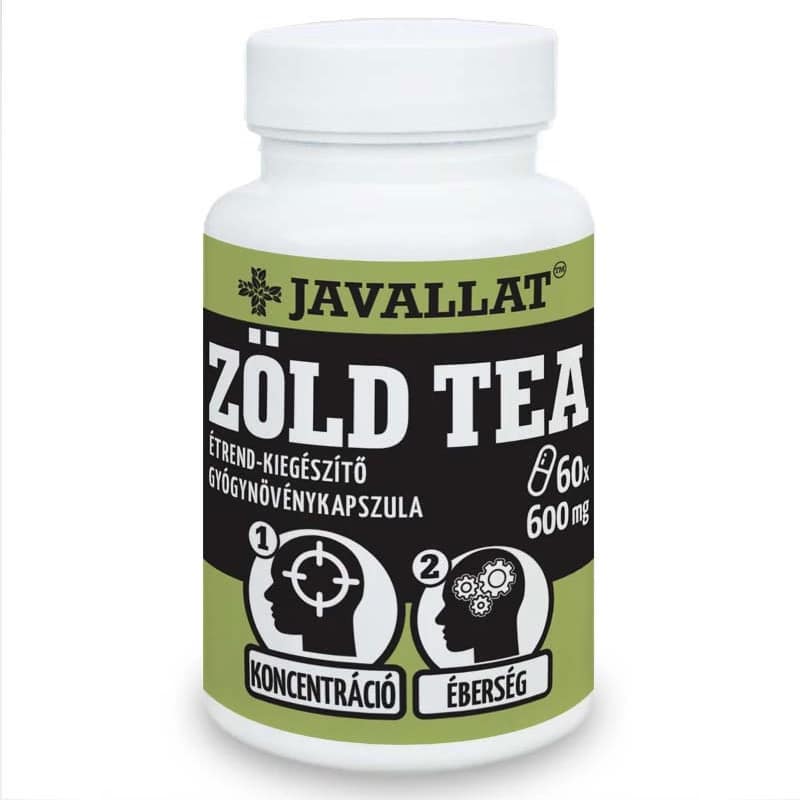 Javallat Zöld tea kapszula - 60db 1 Javallat Zöld tea kapszula