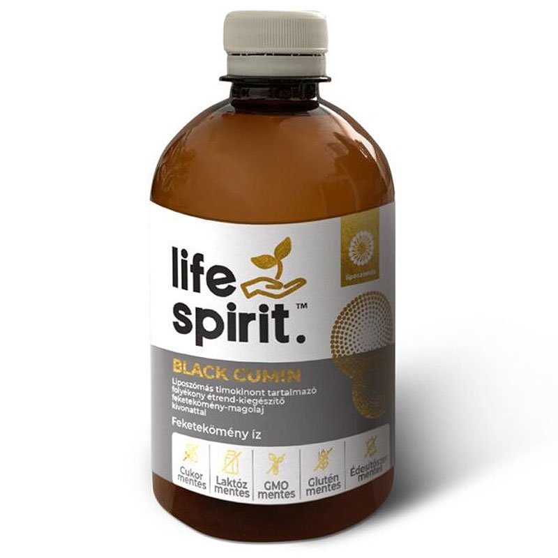 Life Spirit Black Cumin folyékony liposzómás étrend-kiegészítő - 300ml 1 Life Spirit Black Cumin
