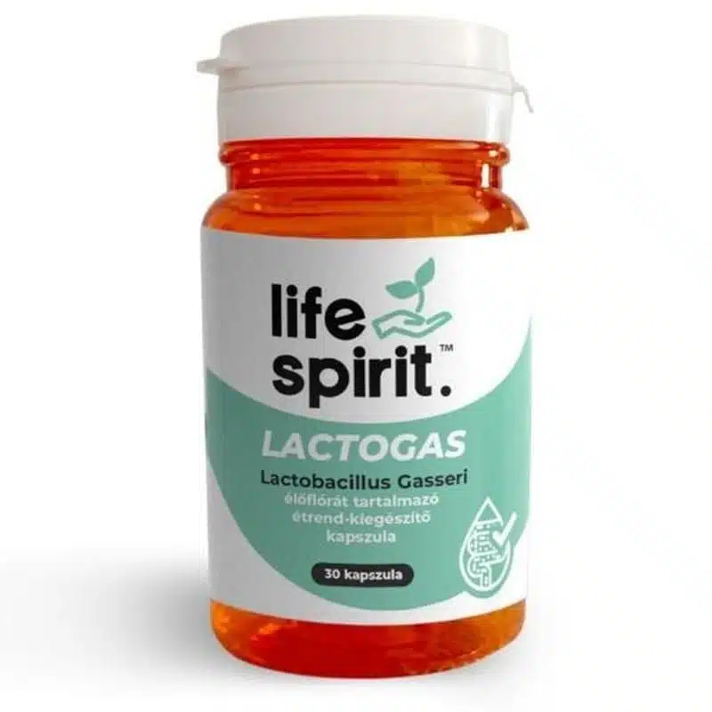 Life Spirit Lactogas élőflórát tartalmazó étrend-kiegészítő kapszula - 30db 1 Life Spirit Lactogas